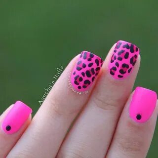 50 Pink Nail Art Designs Leopard print nails, Pink nails, Cu