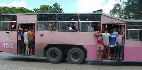 Автобусный парк на Кубе (10 фото) 🔥