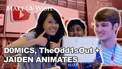 Jaiden Animations + TheOdd1sOut + Domics Draw with Make-A-Wi