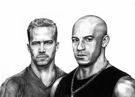 Paul Walker Vin Diesel Walker art, Paul walker, Vin diesel