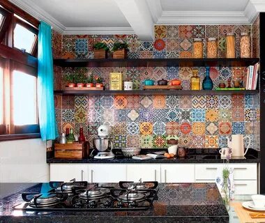 Стиль пэчворк в интерьере кухни: 130 фото примеров