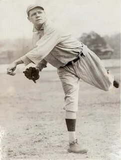 Earliest known single Babe Ruth Type 1 photo in a mlb unifor