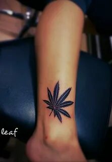 hemp leaf tattoo 30.09.2019 № 005 -hemp (MARIJUANA) tattoo- 