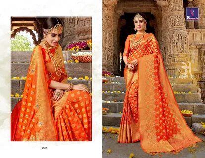 Book Shangrila Nalli Silk 2581 series Pure Banarasi sarees dealer on +91-98...