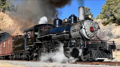 Steam Freight Train: Virginia And Truckee Railroad - YouTube