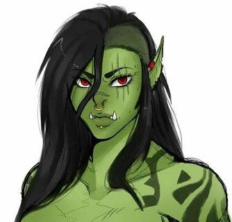 Female orc, Concept art characters, Character art