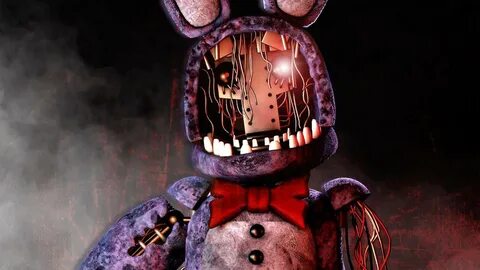 Withered Bonnie Render/C4D Five Nights at Freddys PT/BR Amin