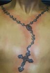 Rosary Tattoos Rosary bead tattoo, Rosary tattoo, Necklace t