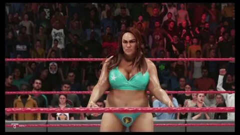 Nia Jax (bikini) vs. Zelina Vega WWE 2k19 - YouTube