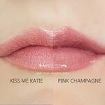 Kiss Me Katie and Pink Champagne Lipsense pink champagne, Pi
