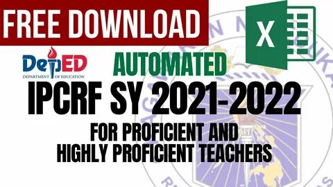 Automated IPCRF for SY 2021-2022 PROFICIENT AND HIGHLY PROFI