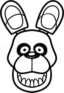 How to Draw Bonnie the Bunny Easy, Coloring Page, Trace Draw