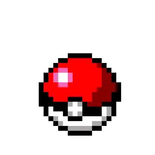 Rotate & Resize Tool: Pokeball pixel png