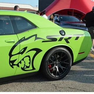 Hellcat Decals for the Dodge Challenger Spark a Debate - aut