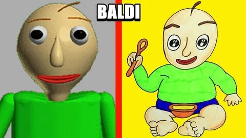 BALDI'S BASICS As Baby Drawing and Coloring For Beginners - 