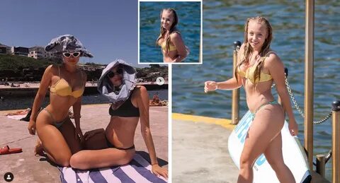 Home & Away’s Olivia Deeble beams in mismatched bikini at th