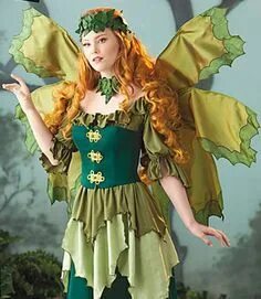 Woodland Fairy Costume Pattern Woodland Nymph Green Fairy or