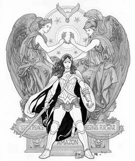 DC Poster Portfolio: Wonder Woman by Frank Cho * Frank cho, 