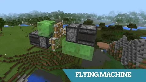 Minecraft Observer SLIMEBLOCK FLYING MACHINE (Smallest Desig