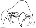 Hermit Crab Coloring Page - Best Images Hight Quality