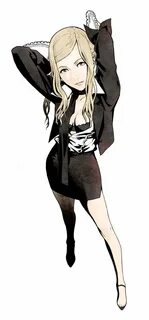 sylvia christel (no more heroes) drawn by kozaki yuusuke - D