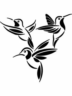 Free Printable Hummingbird Stencil - PRINTABLE TEMPLATES