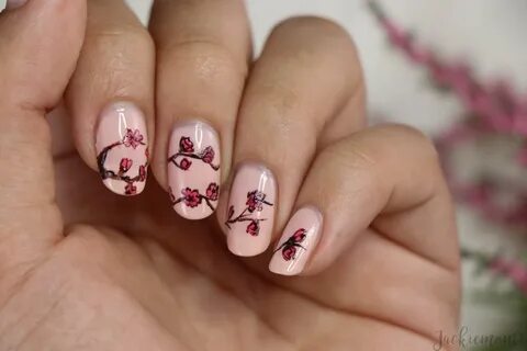Cherry Blossom Nail Art 🌸 - JACKIEMONTT