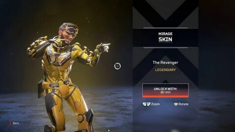 🤩 Apex Legends Mirage Skin The Revenger Legendary 2019 🤩 - Y