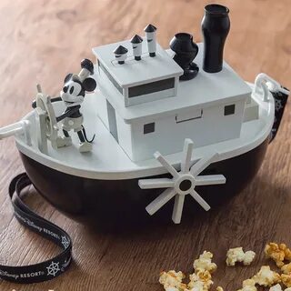 Tokyo Disney Resort Limited Steamboat Willie Popcorn Bucket 