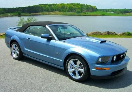 Midnight Blue Mustang Mobil Pribadi