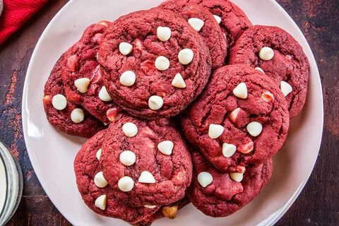 Red Velvet Cookies Recipe - Easy Red Velvet Cake Mix Cookies