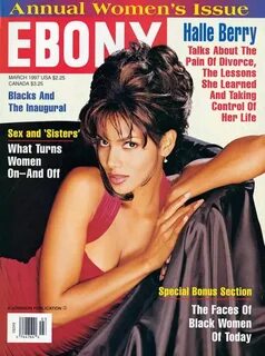 HALLE BERRY EBONY MARCH,1997 COVER Ebony magazine cover, Ebo