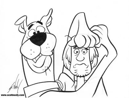 Scott Neely's Scribbles and Sketches!: SCOOBY-DOO & SHAGGY T