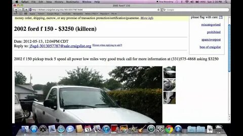 Craigslist Temple TX Used Cars - Prices Under $1500 Availabl