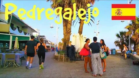 Spain sea town walk - Pedregalejo sunset walking tour ASMR -