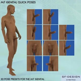 M7 Genital Quick Poses ⋆ Модели Daz3D для Daz Studio