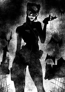 Fishermagical Thought: Caturday! Catwoman Art by Giannis Mil