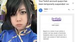 Twitch Suspended Streamer Quqco For Her "Sexually Suggestive