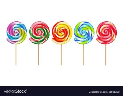 Rainbow Candy Glossy Vector Images (over 120)