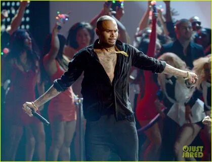 Chris Brown, Ludacris, & Swizz Beatz - AMAs Performance!: Ph