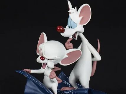 Pinky and The Brain Q-Fig Toons Taking Over the World Figure