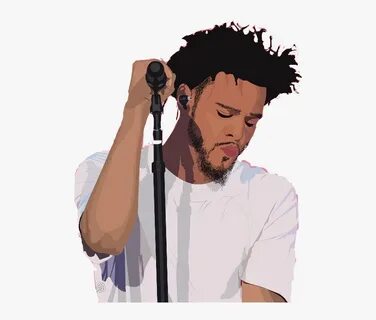 #jcole #freetoedit - J Cole Drawing Easy, HD Png Download , 