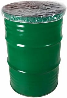 38 x 56 CASE OF 100 4-Mil 55 Gallon Round Bottom Poly Drum L