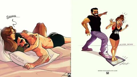 Artist Illustrates Everyday Life With His Wife In 10+ Comics