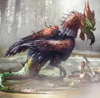 Image result for cockatrice Mythical monsters, Beast creatur