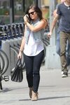 Lucy Hale Street Style - Out in New York - July 2014 * Celeb