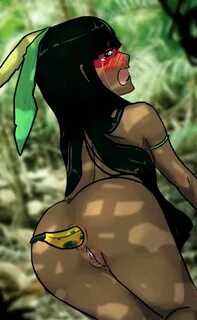 Xbooru - 1 girl anal insertion anus banana black hair dark s