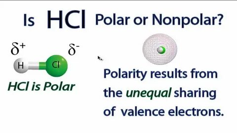 Is HCl Polar or Nonpolar? - YouTube