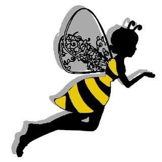 Bee girl silhouette free image download