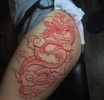 Pin: @enaaaejx 🦋 Hip thigh tattoos, Dragon thigh tattoo, Dra